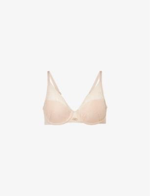 Origins Plunge Spacer Underwired Lace Bra by CHANTELLE
