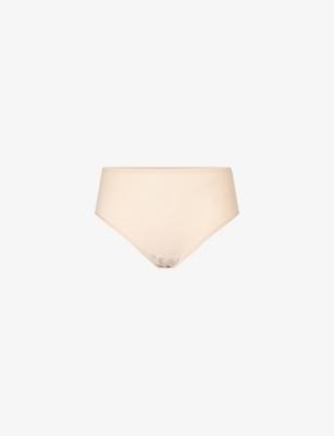 Soft Stretch High-Cut Stretch-Woven Briefs by CHANTELLE
