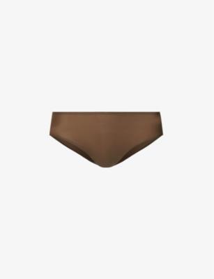 Soft Stretch seamless one-size Brazilian briefs by CHANTELLE
