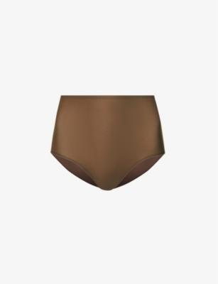 Soft Stretch seamless one-size high-waisted briefs by CHANTELLE