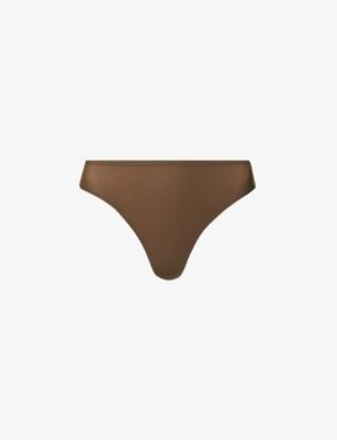 Soft Stretch seamless one-size thong by CHANTELLE
