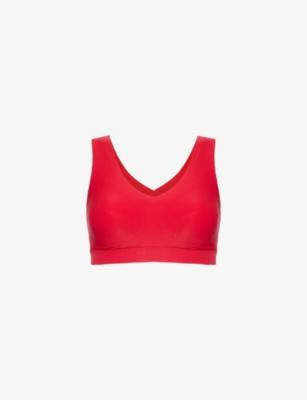 Soft V-neck stretch-woven bralette by CHANTELLE