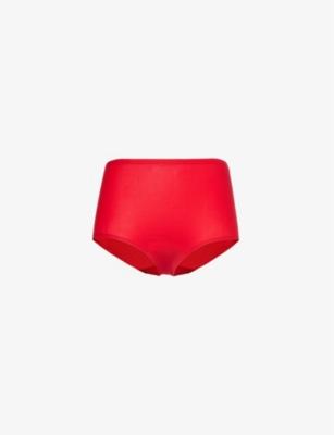 Soft high-waist stretch-woven briefs by CHANTELLE