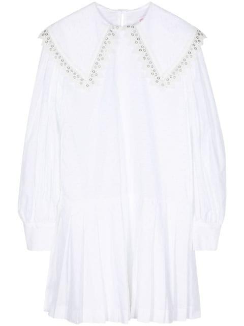 Babydoll cotton minidress by CHARLES JEFFREY LOVERBOY