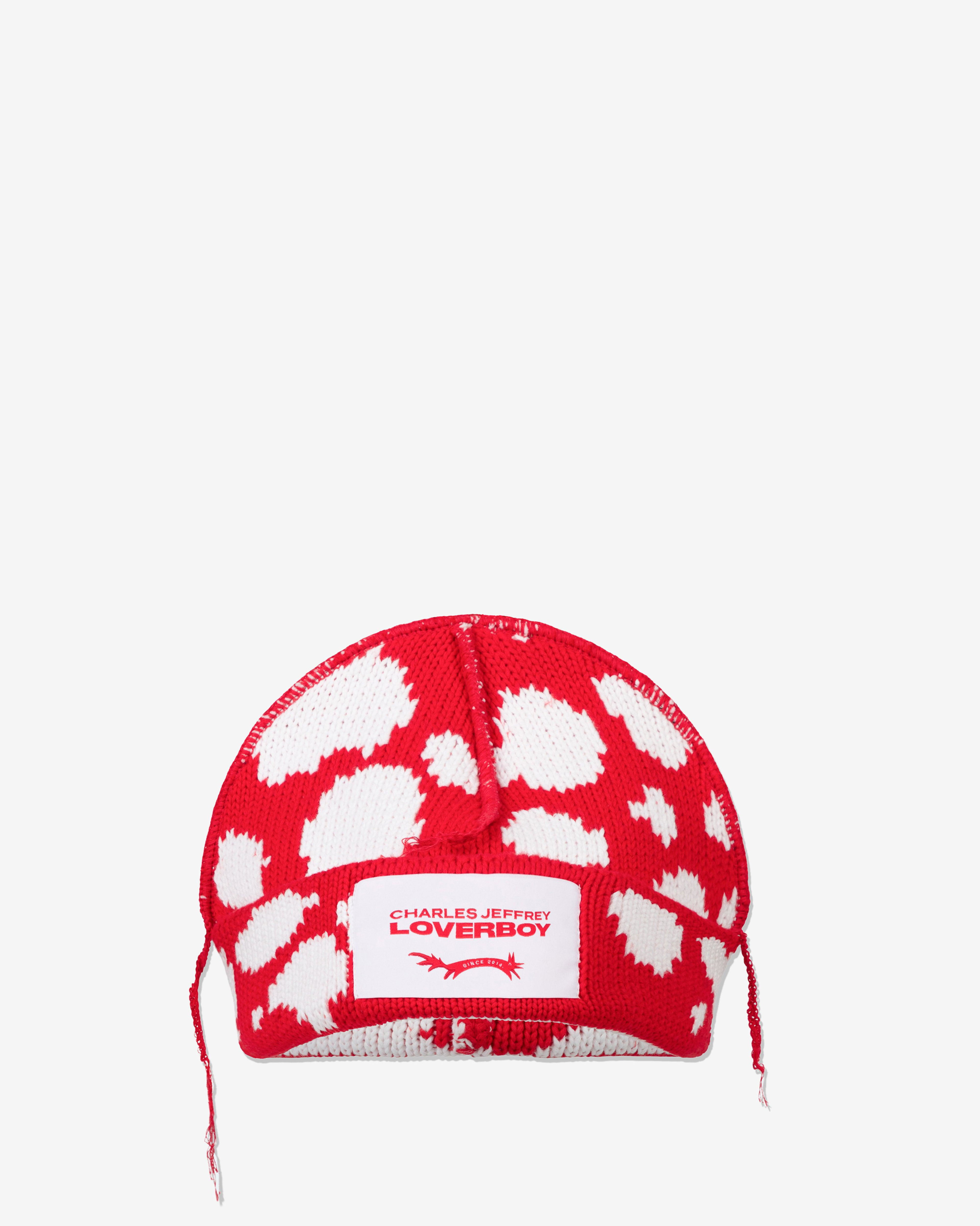 Charles Jeffrey - Men's Loverboy Beanie - (Red) by CHARLES JEFFREY LOVERBOY