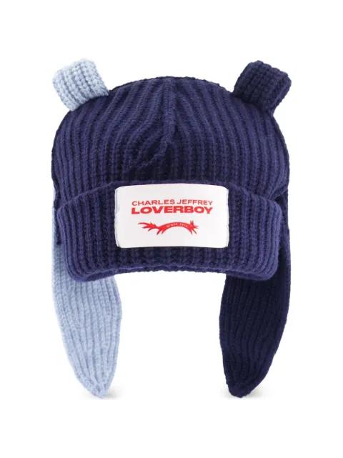 Chunky Bunny beanie hat by CHARLES JEFFREY LOVERBOY