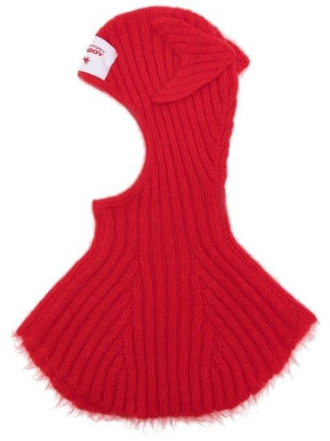 Chunky Ears knit baclava by CHARLES JEFFREY LOVERBOY