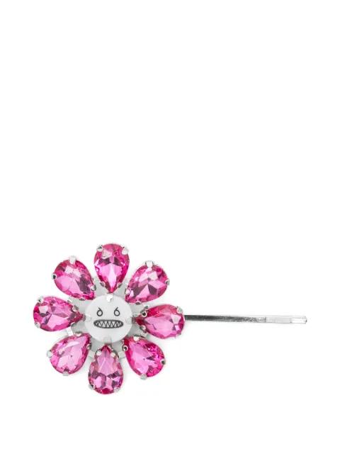 Crazy Daisy crystal hair clip by CHARLES JEFFREY LOVERBOY