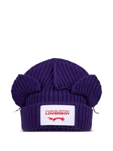 Ears beanie by CHARLES JEFFREY LOVERBOY