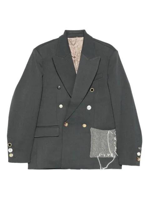 Edinburgh double-breasted blazer by CHARLES JEFFREY LOVERBOY