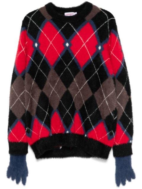 Fluffy Gloves jumper by CHARLES JEFFREY LOVERBOY