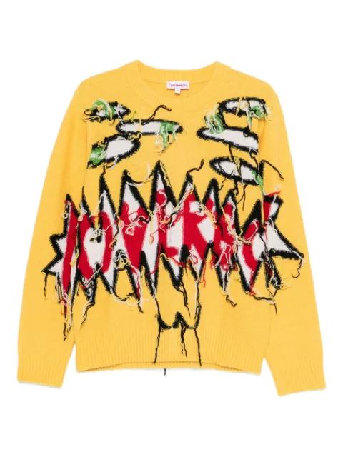 Guddle Loverboy logo sweater by CHARLES JEFFREY LOVERBOY