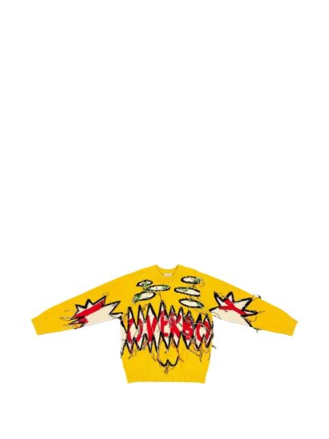 Guddle logo-detail sweater by CHARLES JEFFREY LOVERBOY