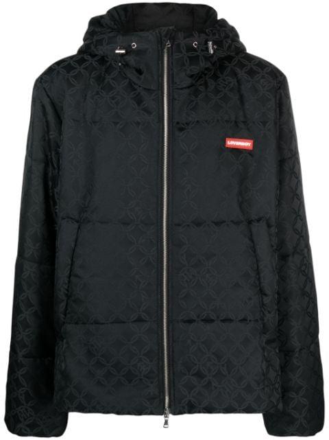 Kitty monogram-print padded jacket by CHARLES JEFFREY LOVERBOY