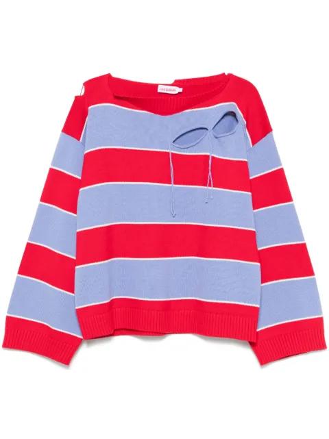 Slash Stripe sweater by CHARLES JEFFREY LOVERBOY