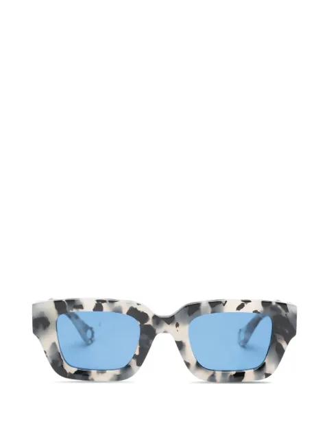Topsy Turvy rectangle sunglasses by CHARLES JEFFREY LOVERBOY