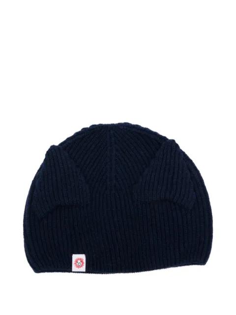 animal-ear beanie hat by CHARLES JEFFREY LOVERBOY