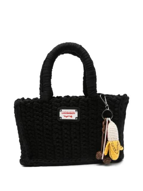 banana-charm tote bag by CHARLES JEFFREY LOVERBOY