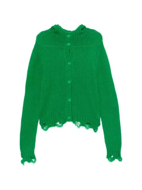 button-up hoodie by CHARLES JEFFREY LOVERBOY