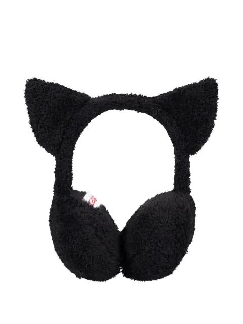 cat-ear earmuffs by CHARLES JEFFREY LOVERBOY