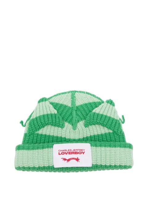 chunky-knit ears beanie hat by CHARLES JEFFREY LOVERBOY