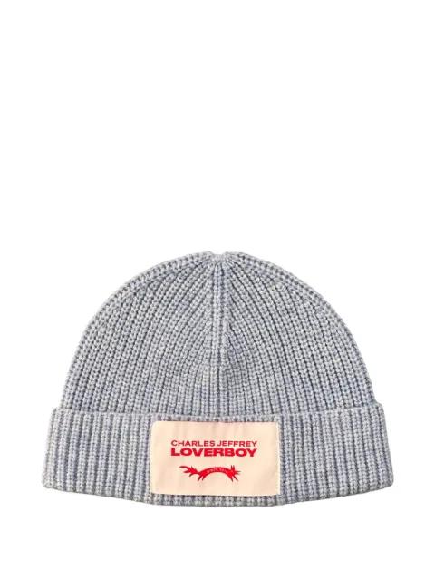 chunky ribbed beanie hat by CHARLES JEFFREY LOVERBOY