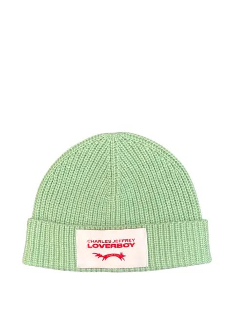 chunky ribbed beanie hat by CHARLES JEFFREY LOVERBOY
