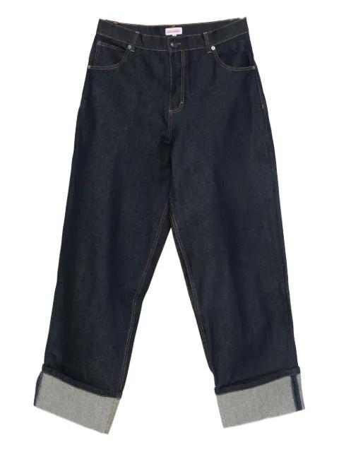 cotton wide-leg jeans by CHARLES JEFFREY LOVERBOY