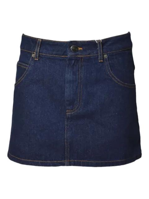 denim mini skirt by CHARLES JEFFREY LOVERBOY