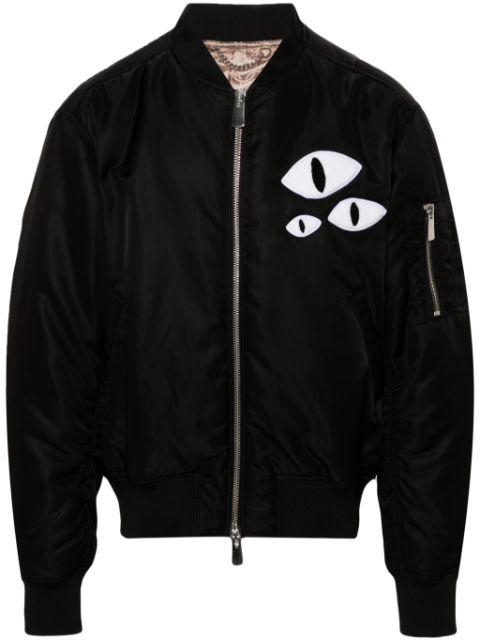 eye-patch padded bomber jacket by CHARLES JEFFREY LOVERBOY