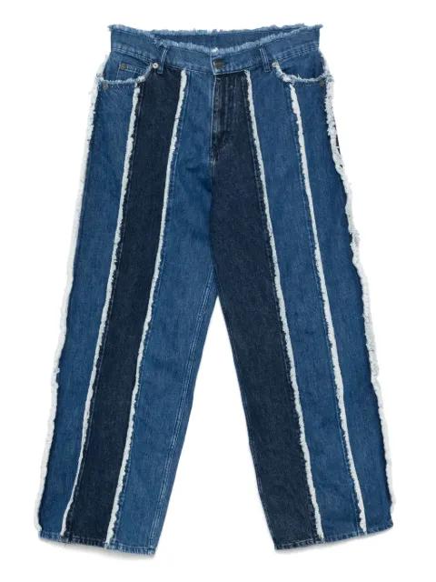 frayed-detail jeans by CHARLES JEFFREY LOVERBOY