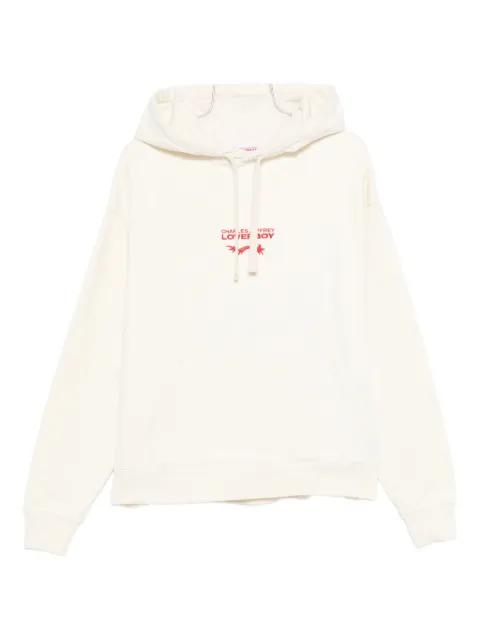 logo-embroidered hoodie by CHARLES JEFFREY LOVERBOY