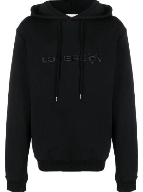 logo-embroidered hoodie by CHARLES JEFFREY LOVERBOY