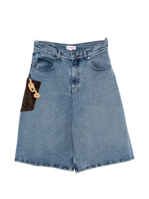 patch-pocket shorts by CHARLES JEFFREY LOVERBOY