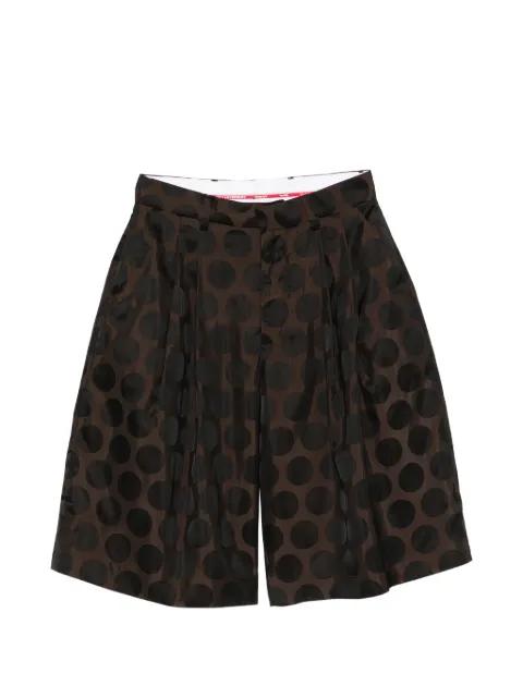 polka-dot bermuda shorts by CHARLES JEFFREY LOVERBOY