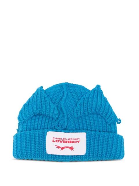 pop up-ears beanie by CHARLES JEFFREY LOVERBOY