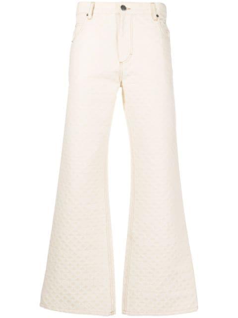 straight-leg cut jeans by CHARLES JEFFREY LOVERBOY