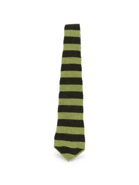striped knitted tie by CHARLES JEFFREY LOVERBOY