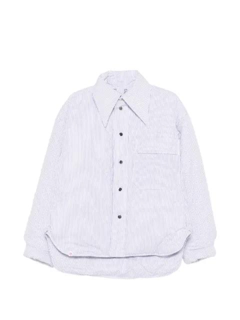 striped puffer jacket by CHARLES JEFFREY LOVERBOY