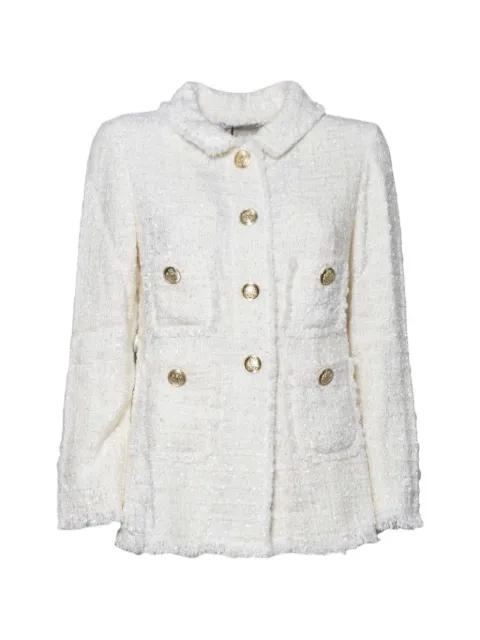 button frayed jacket by CHARLOTT