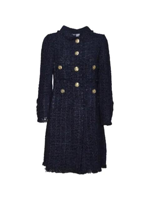 frayed button coat by CHARLOTT