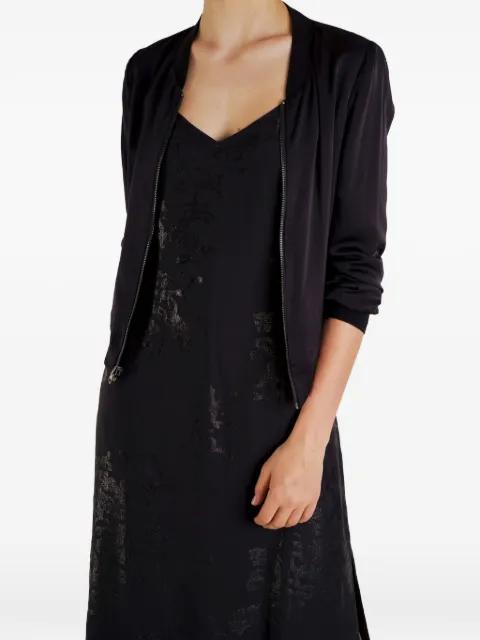 metallic-finish bomber jacket by CHARLOTTA GANDOLFO