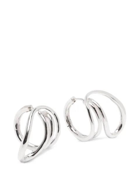 Creoles round trip hoops earings by CHARLOTTE CHESNAIS