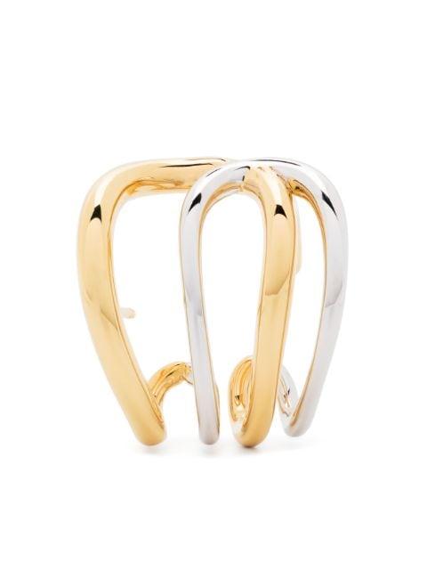 Daisy polished-finish earring by CHARLOTTE CHESNAIS