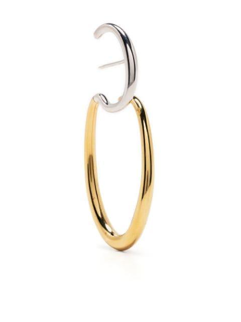 Delta large hoop earring by CHARLOTTE CHESNAIS