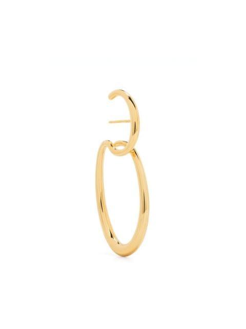 Delta large hoop earring by CHARLOTTE CHESNAIS