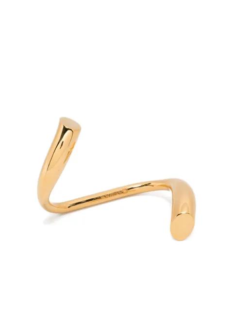 Double Biseau ring by CHARLOTTE CHESNAIS