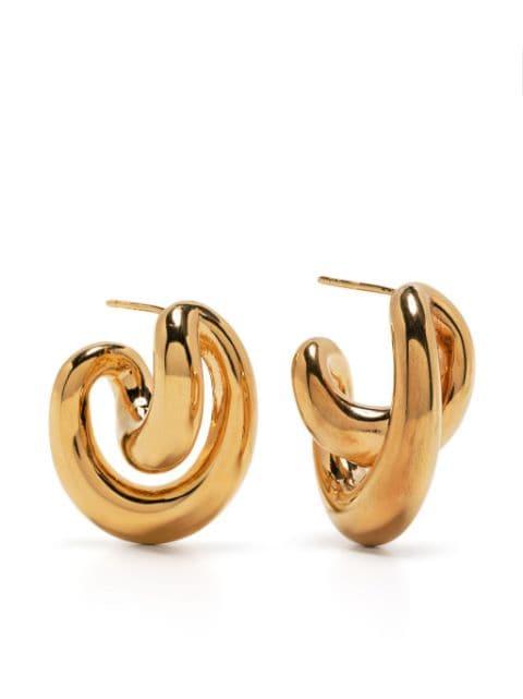 Initial Blow earrings by CHARLOTTE CHESNAIS