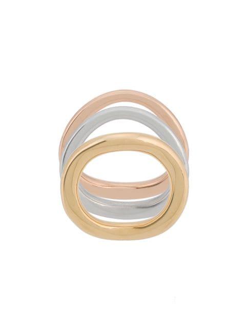 Wave set of three rings by CHARLOTTE CHESNAIS