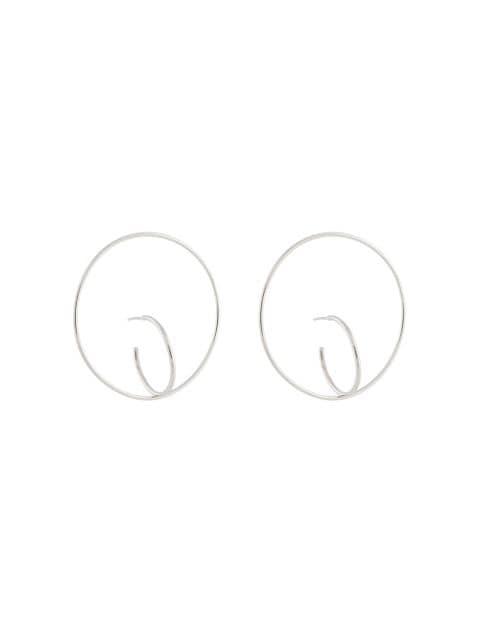 double hoop earrings by CHARLOTTE CHESNAIS